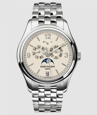 Replica Watch Patek Philippe Annual Calendar 5146 White Gold Cream 5146/1G-001